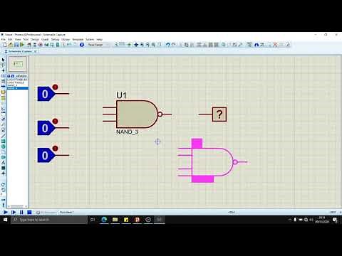 How To Add 3 or 4 Input Logic Gates at Proteus 8 Pro