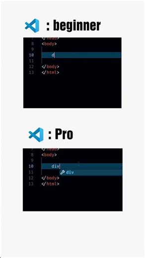 HTML Shortcut in VS Code 🚀 Save Time #shorts