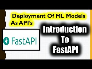 Introduction To FastAPI- How To Create API's Using FastAPI- Data Science