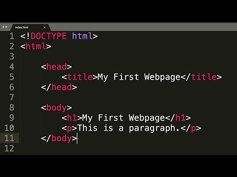 How to Code a Basic Webpage Using HTML