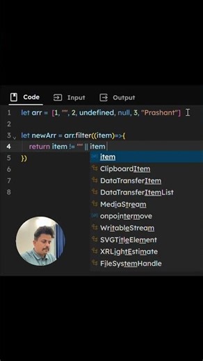 How to get valid value from array in JavaScript