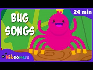Bug and Insect Songs for Kids | 20  Minutes of Sing-Along Fun With The Kiboomers! - Videos For Kids