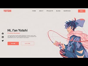 Learn to Create Portfolio Website Using HTML & CSS | Fast Code
