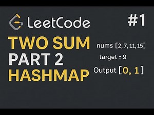 Two Sum (HashMap - Part2) - Leetcode 1 - Javascript