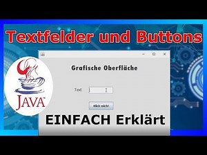 Textfelder und Buttons Programmieren (EINFACH) | JAVA Tutorial