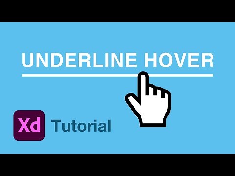 Hover effect Adobe XD tutorial