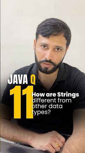 Java Strings vs Other Data Types 🤔 | Immutable & Powerful Explained! | Q:11 #JavaStrings