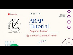 "SAP ABAP Introduction for Beginners | Learn the Basics in Minutes!"