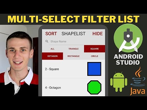 How to Filter List View by Multiple Fields Android Studio Tutorial | Multi Select Filter Buttons