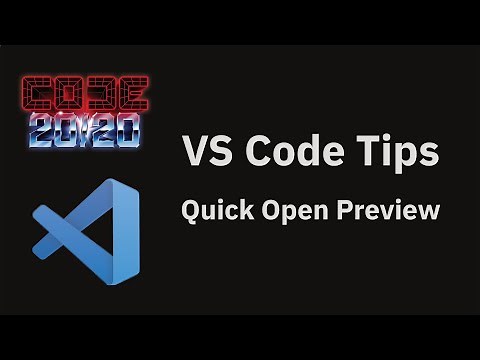 VS Code tips: The Workbench › Editor: Enable Preview From Quick Open setting