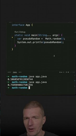 Generate Random Number Between 1...10 #java #shorts #coding #airhacks