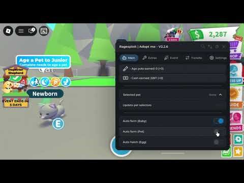 FREE MONEY AFK 😱 Adopt Me Auto Farm 2026 (NO KEY)