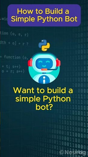 How To Build a Simple Python Bot? | Python For Beginners | Python Programming