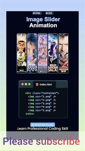 Create a Stunning Image Slider using HTML, CSS & JavaScript