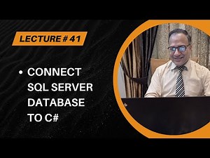 Connecting C# to SQL Server Database (Lecture 41) [Urdu/Hindi]