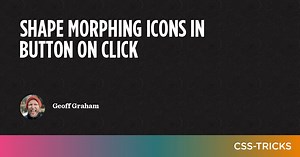Shape Morphing Icons in Button on Click | CSS-Tricks