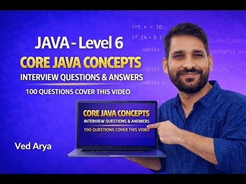 Java Interview Preparation | 100 Important Questions for Freshers & Interviews (Hindi + English)