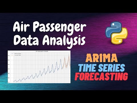 Air Passenger Data Analysis | Time Series Forecasting | SARIMAX | Python