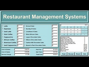 How to Create an Advanced Restaurant Management Systems in Python - Full Tutorial