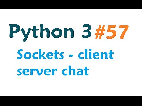 Python 3 Programming Tutorial - Sockets: client server system