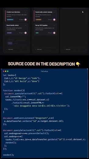 Build a Drag & Drop Kanban Board with JavaScript🚀