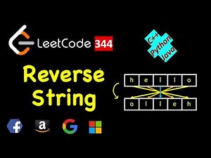 Reverse String | LeetCode 344 | C++, Java, Python
