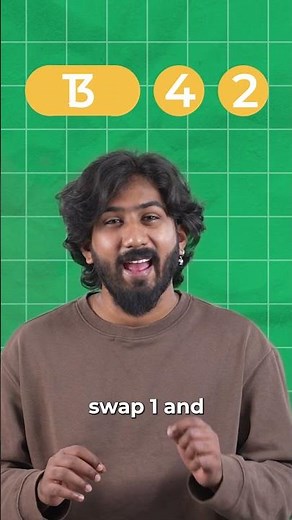 Bubble Sort Algorithm in Explained in a Minute | Data Structures and Algorithms #shorts