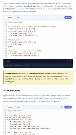 Python Writing Files - write(), writelines(), Append & Binary Modes — in 30 seconds #Math #STEM