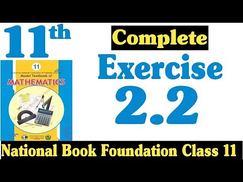 Class 11 Maths Chapter 1 Exercise 2.2 | Ex 2.2 Class 11 | 2.2 Maths Class 11 | NBF | Fazal Academy