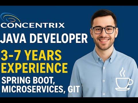 Concentrix Java Interview | 3–7 Years Experience | Spring Boot | Microservices | JPA | SQL | Git
