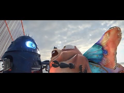 ALIEN PROBE VS INSECTOSAUR 3 MINUTE FIGHTING SCENE