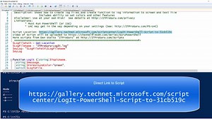 LogIt Function with PowerShell to Log to Screen and Log file - Super Simple and Elegant