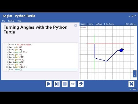 Turn the Turtle Using Left Right or Angle Commands