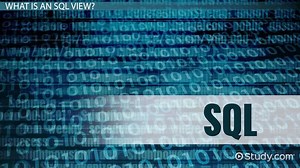 SQL Views: Definition & Example