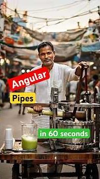 Angular in 60 Seconds #5 - Angular Pipes | Transform Data Instantly! ⚡