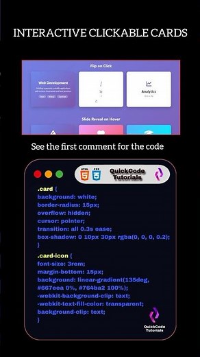 How to Create Interactive Clickable Cards with HTML, CSS, and JavaScript | Web Development Tutorial