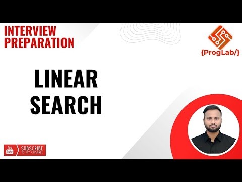 Linear search Q4 #proglab #interview #java