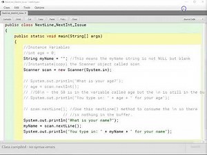 next() Vs. nextLine() methods in Java