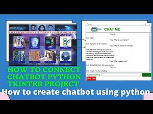 How To Make a Chatbot in Python | How to connect chatbot tkinter project | CodeWithKiran