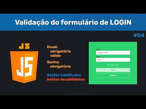 Validating the Login page with Javascript - #04