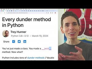 Python Double Underscore Dunder Methods and Operator Overloading