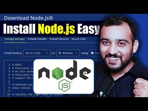 How to install Node.js in Windows 10/11 | Download & Run Node.js in VS Code in Easy Steps 🚀