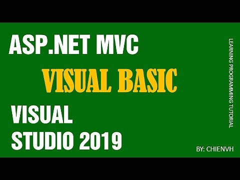 Create First ASP.NET MVC using Visual Basic & VS2019