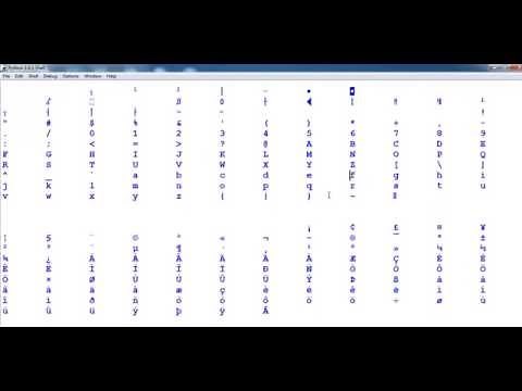 How to Generate ASCII Characters in Python using For Loop