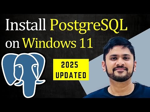 How to install PostgreSQL on Windows 11 (Updated 2025)