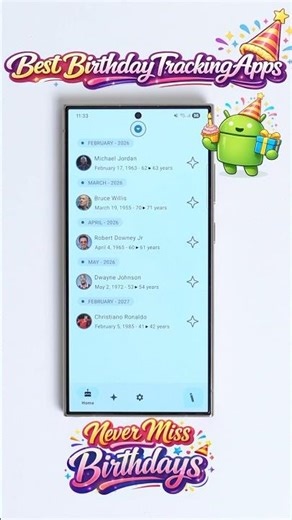 🔥 Best Birthday tracking app for Android