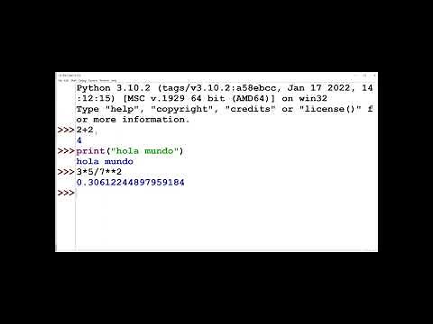 IDLE de Python Shell y Scripts