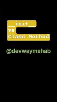 Real purpose of class method in python #python #shorts