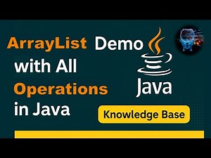 ArrayList in java | Demo with all operations | Add, Delete, Search, Iterate- examples #arraylistjava