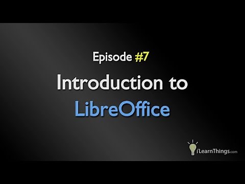 Introduction to LibreOffice